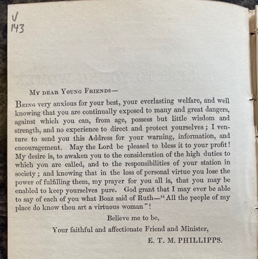 Philipps - Letter to Young Readers