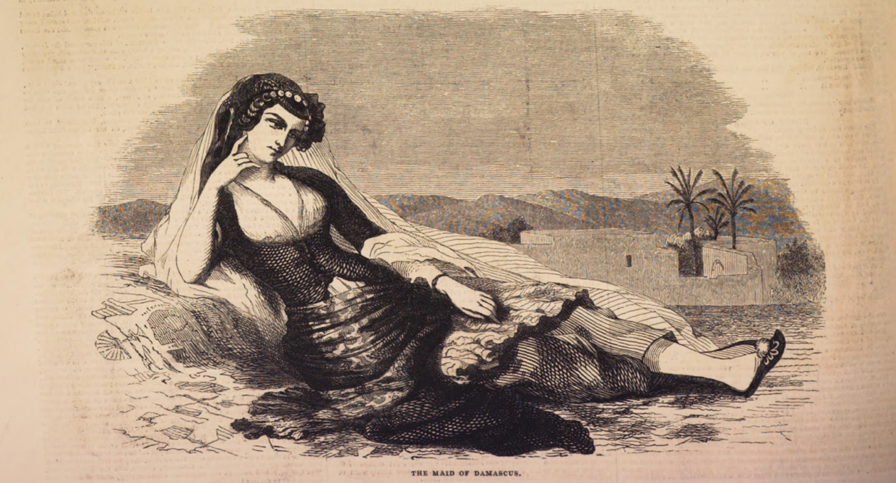 The Maid of Damascus - from the Illustrated London News